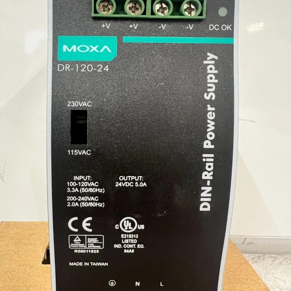 MOXA DR-120-24 DIN-Rail Power Supply