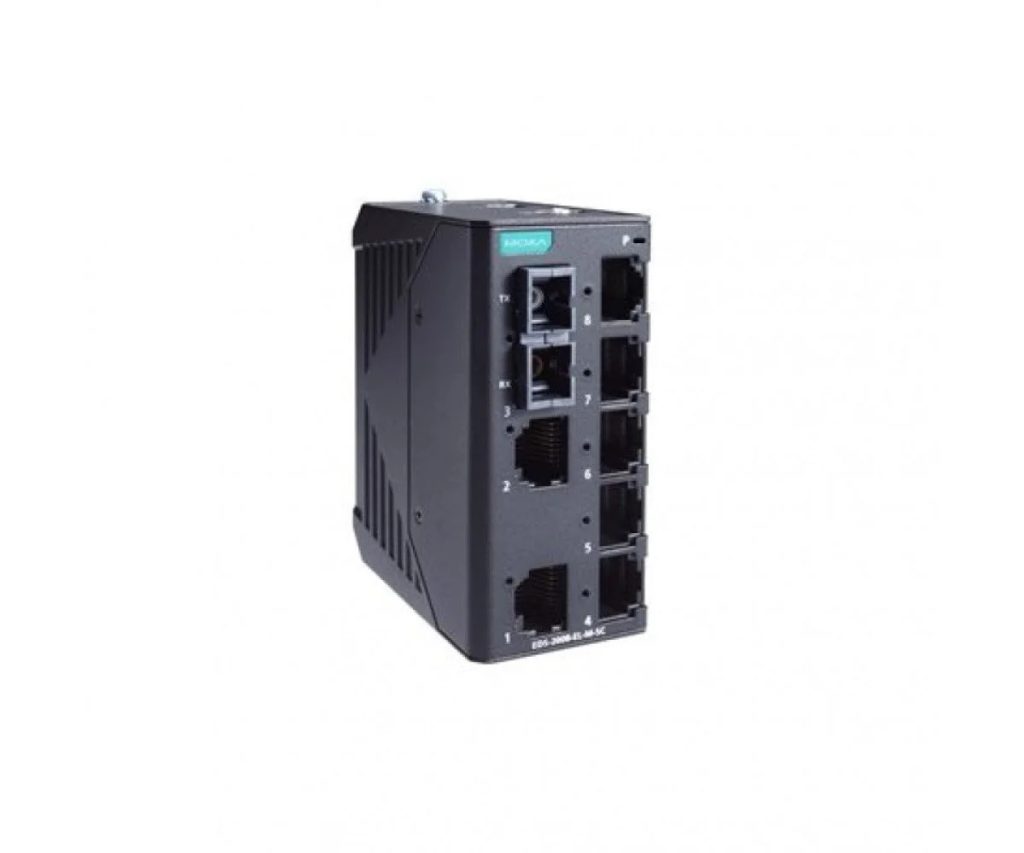 MOXA EDS-2008-EL-M-SC-T Unmanaged Ethernet Switch