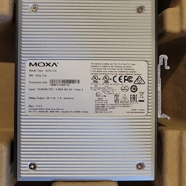 MOXA EDS-316 Industrial Ethernet Switch