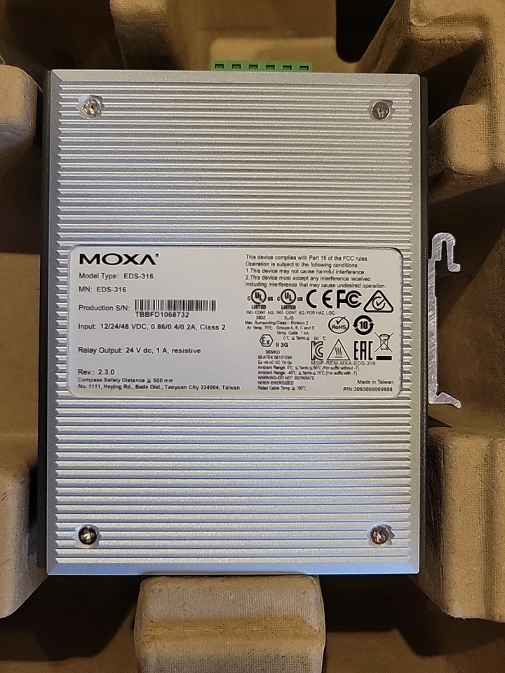 MOXA EDS-316 Industrial Ethernet Switch