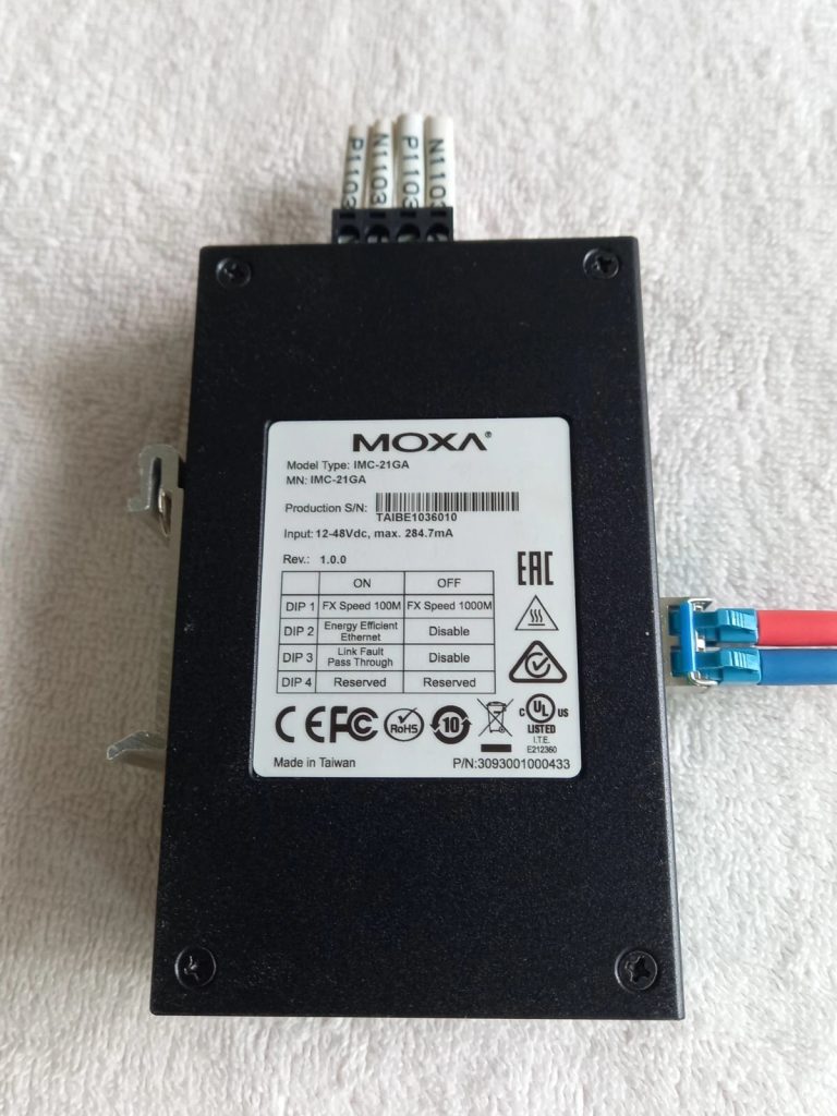 MOXA IMC-21GA Gigabit Ethernet-To-Fiber Media Converter Price in BD