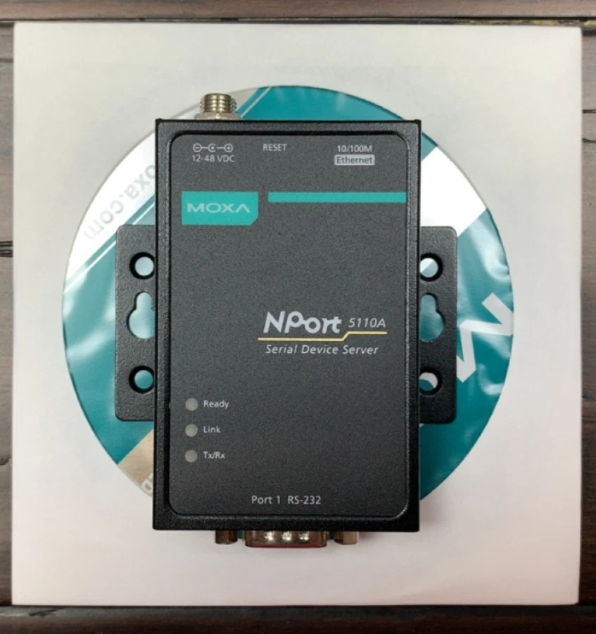 MOXA NPort 5110A Serial Device Server 1-Port RS-232 to Ethernet