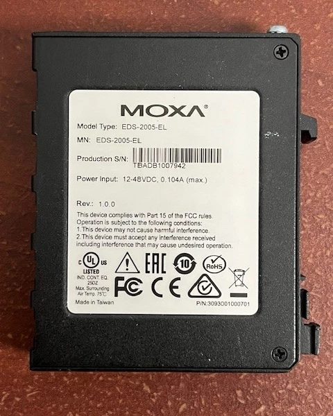 Image of Moxa EDS-2005-EL 5 Port Ethernet Switch