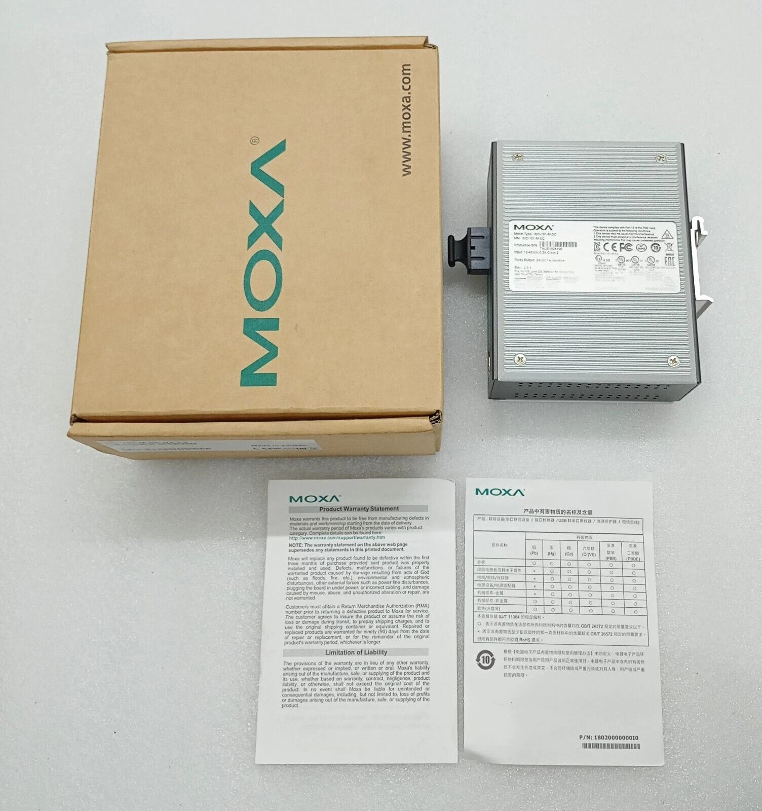 Moxa IMC-101-M-SC Industrial Media Converter Moxa IMC-101-M-SC Industrial Media Converter Price in BD