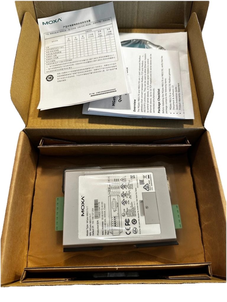 Image of Moxa MB3170 MGATE 1-port Modbus TCP Gateway