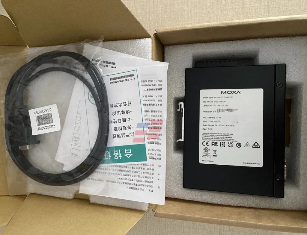 Image of Moxa MGate 5105-MB-EIP Gateway Module