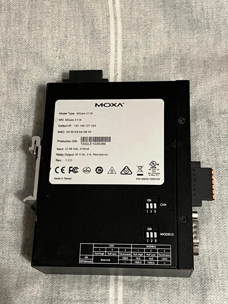 Moxa MGate5118 Series Modbus TCP Gateway