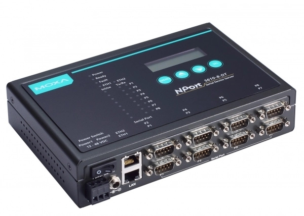 Moxa NPort 5610-8-DT-T Serial Device Server
