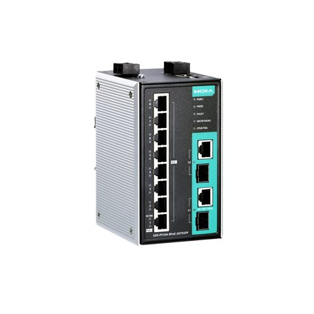 MOXA EDS-P510A-8PoE-2GTXSFP-T Managed PoE+ Ethernet Switch