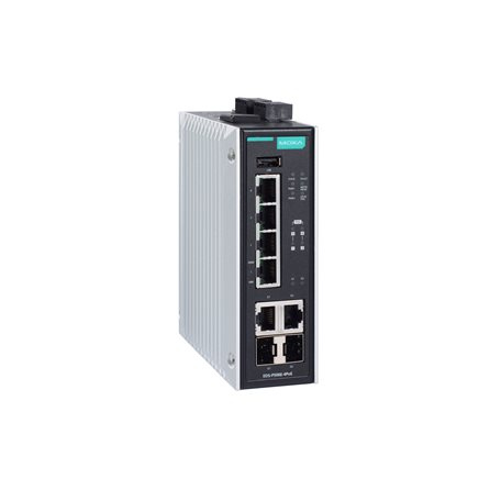 MOXA EDS‑P506E‑4PoE‑2GTXSFP‑T Managed PoE+ Ethernet Switch