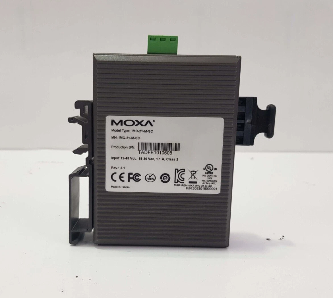 MOXA IMC-21-M-SC Ethernet-To-Fiber Media Converter MOXA IMC-21-M-SC Ethernet-To-Fiber Media Converter Price in BD