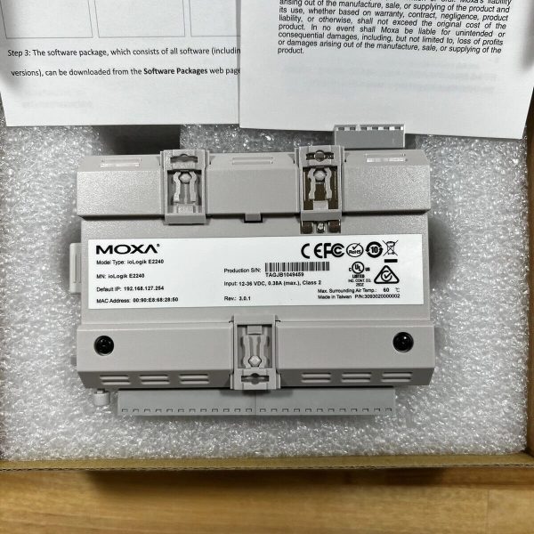 MOXA IoLogik E2240 Active Ethernet I/O Module