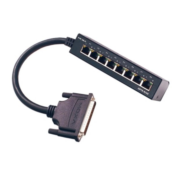MOXA OPT8-RJ45 8 Port Connection Box for Industrial Networks