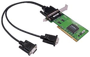 Image of Moxa CP-102UL-DB9M 2-Port UPCI RS232 Serial Board