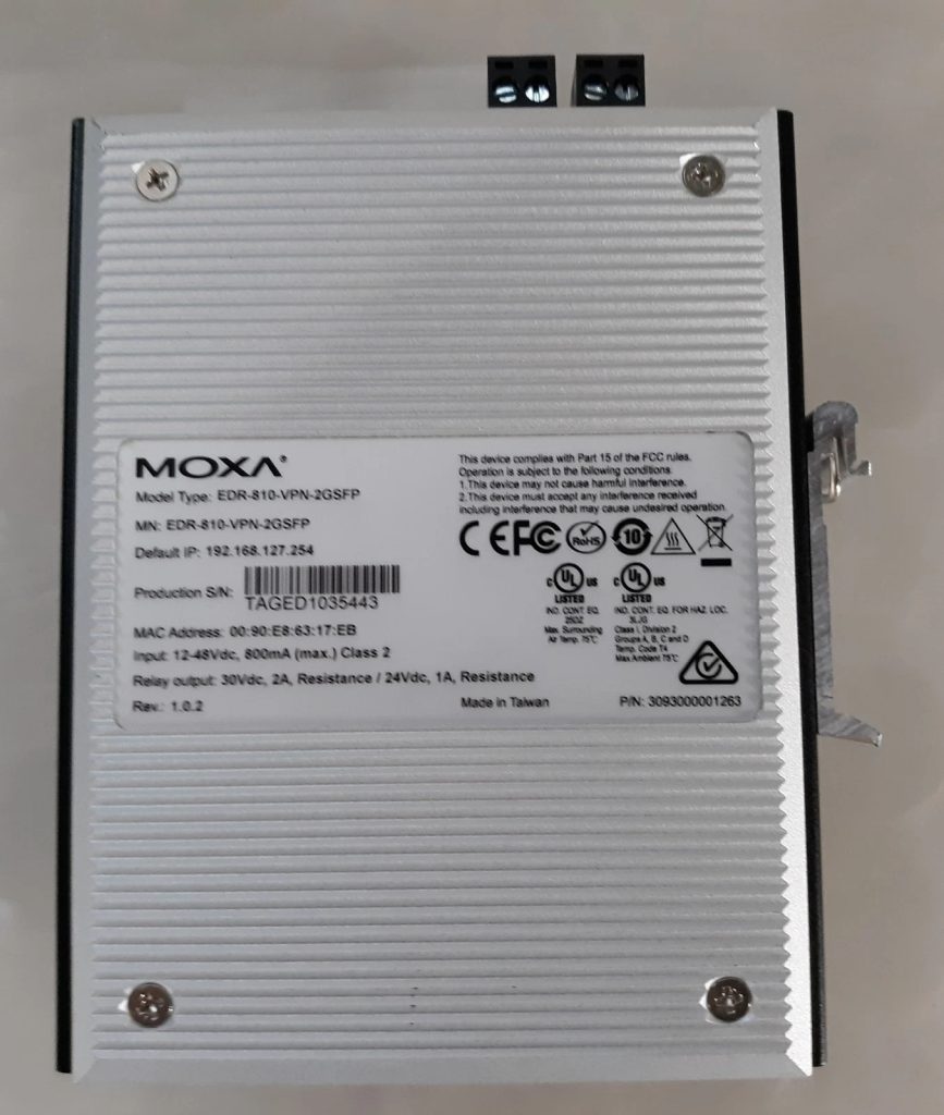 Image of Moxa EDR-810-VPN-2GSFP Industrial Router Switch