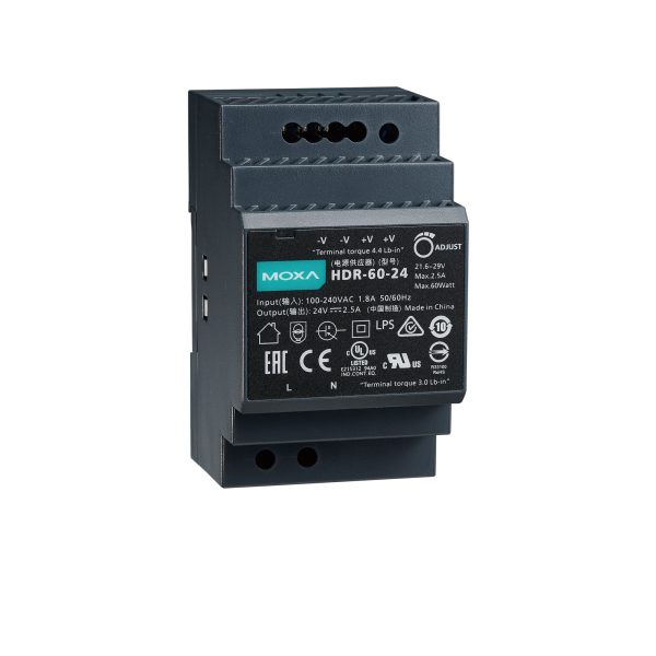 Moxa HDR-60-24 DIN-Rail Power Supply Price in BD