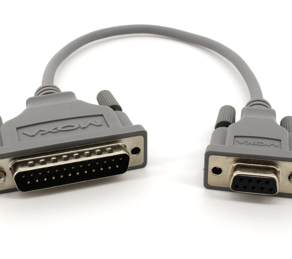 Moxa NP21101 DB25M to DB9F RS232 Cable for NPORT DE-211