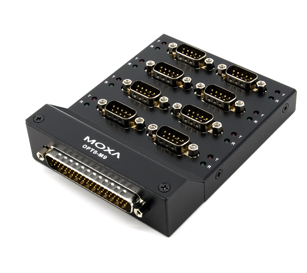 Moxa OPT8-M9 8 Port Serial Connection Box for Industrial Devices