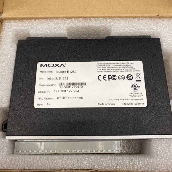 Moxa ioLogik E1262 Ethernet I/O with 2-Port Ethernet Switch Price in BD
